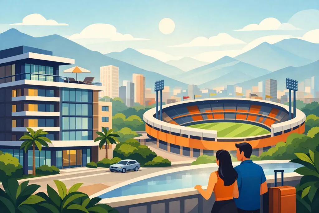 Hotel cerca a estadio Medellín: qué conviene
