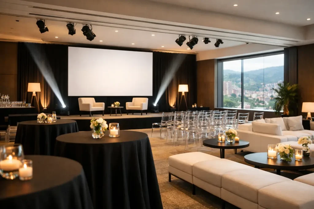 Salón para lanzamiento de marca en Medellín