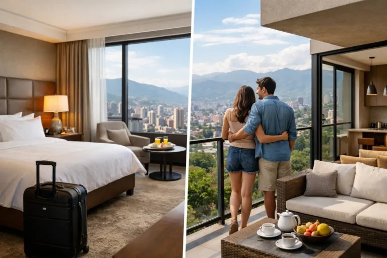¿Hotel o apartahotel Medellín? Elige según tu viaje