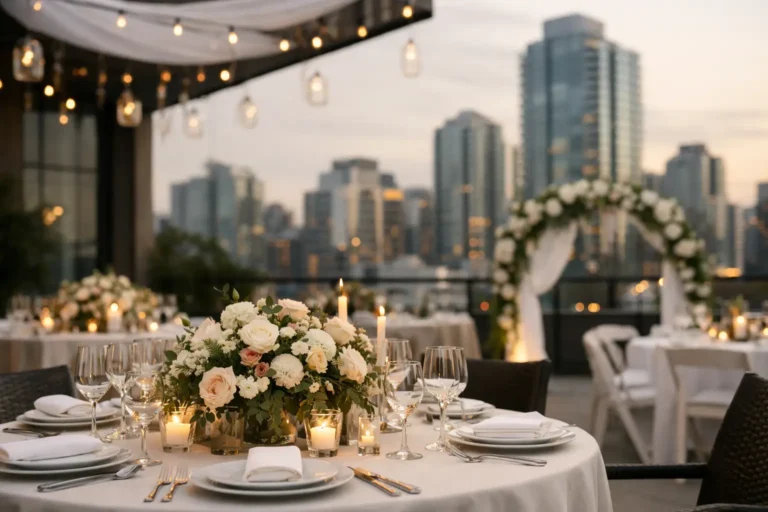 Salones para boda urbana que simplifican tu día
