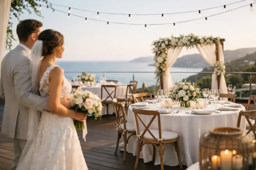 Cómo organizar boda en terraza sin imprevistos