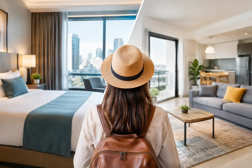 Hotel urbano versus apartamento turístico ¿cuál elegir?