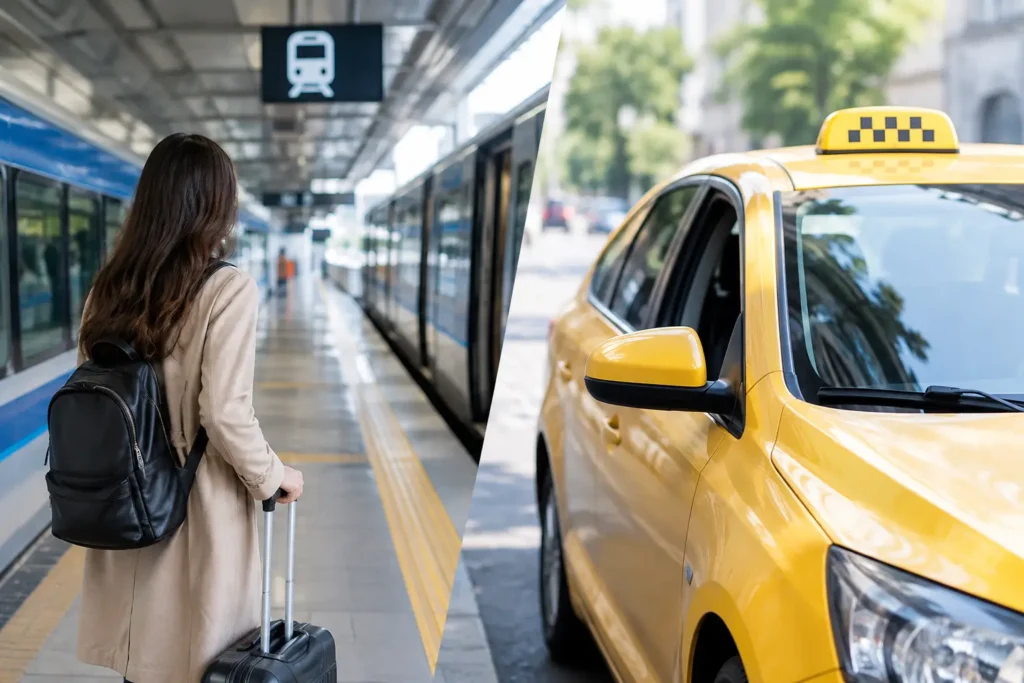 Hotel cerca del metro versus taxi: qué conviene